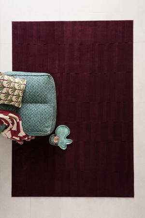 vloerkleed Bella bordeaux (290x200 cm)