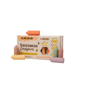 Bijenwas Krijtjes Junior Pastel
