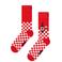 Happy Socks sokken Wine and Dine rood
