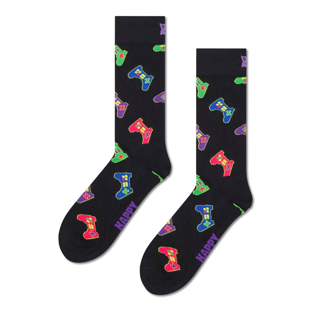Happy Socks sokken Controller zwart