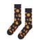 Happy Socks sokken Pixelated Pizza zwart