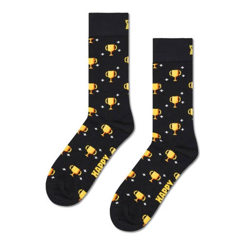 Happy Socks sokken You Win zwart afbeelding