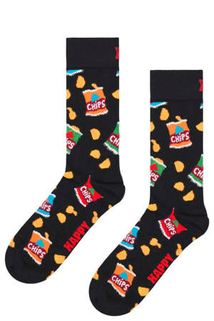 sokken Chips Bag zwart
