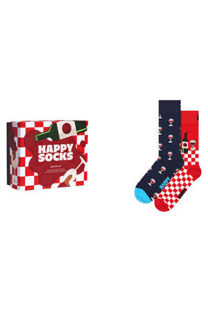 giftbox sokken Wine - multi (set van 2)