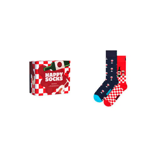 Happy Socks giftbox sokken Wine - set van 2 multi afbeelding