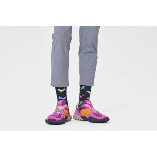 Happy Socks sokken Puppy Love donkerblauw afbeelding
