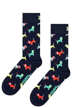 sokken Puppy Love donkerblauw