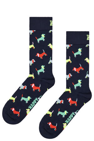 sokken Puppy Love donkerblauw