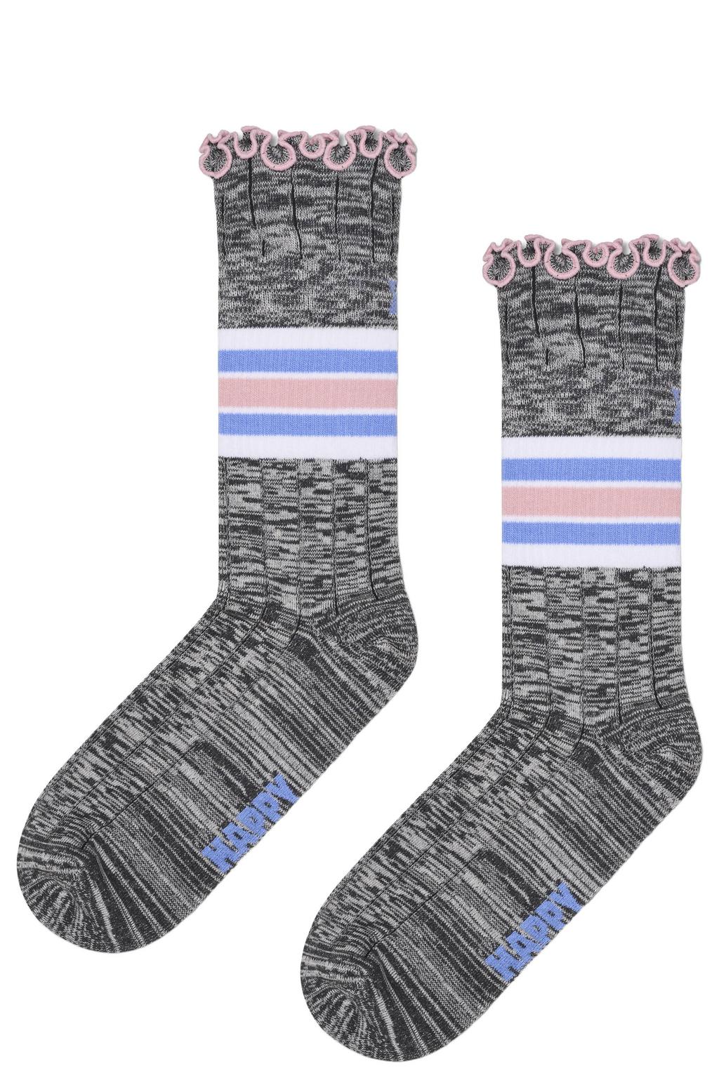 Happy Socks sokken Fairy grijs