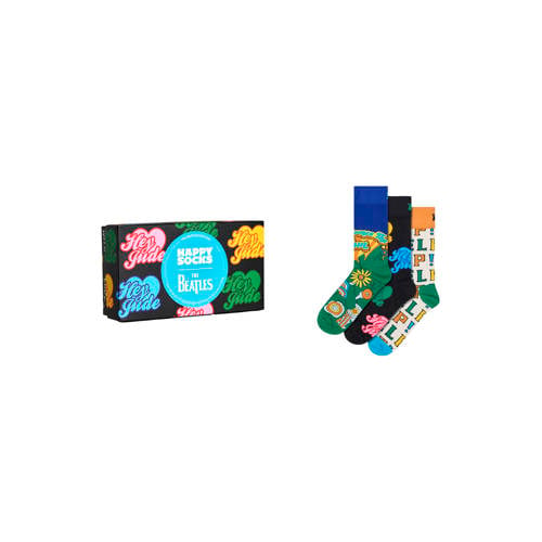Happy Socks giftbox sokken The Beatles - set van 3 multi afbeelding