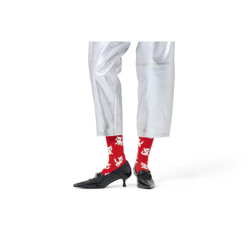 Happy Socks sokken Kitten rood afbeelding