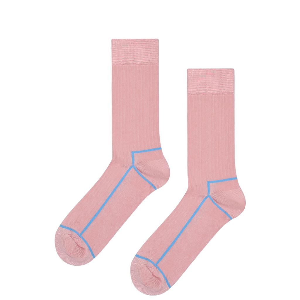 Happy Socks sokken Contrast Stripe roze