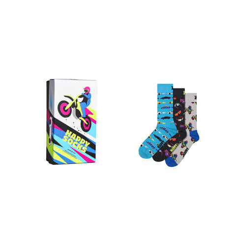 Happy Socks giftbox sokken Fast Sports - set van 3 multi afbeelding
