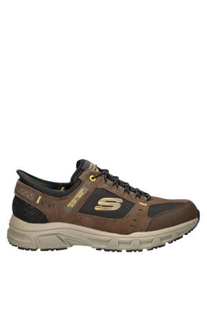 Hands Free Slip-Ins Oak Canyon suède sneakers bruin