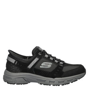 Hands Free Slip-Ins Oak Canyon suède sneakers zwart