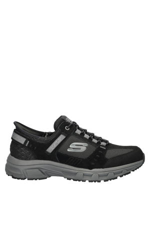 Hands Free Slip-Ins Oak Canyon suède sneakers zwart