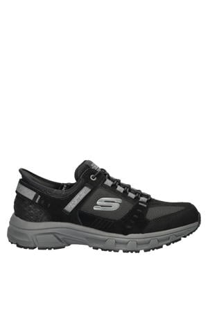 Hands Free Slip-Ins Oak Canyon suède sneakers zwart