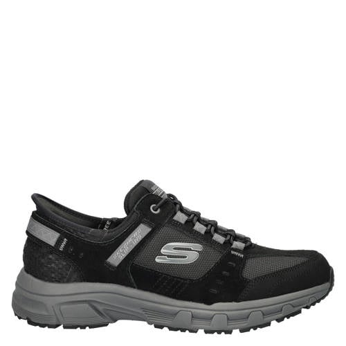 Skechers Hands Free Slip-Ins Oak Canyon suède sneakers zwart afbeelding
