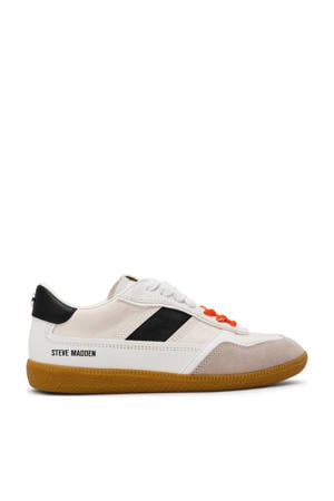Augustine suède sneakers wit/zwart