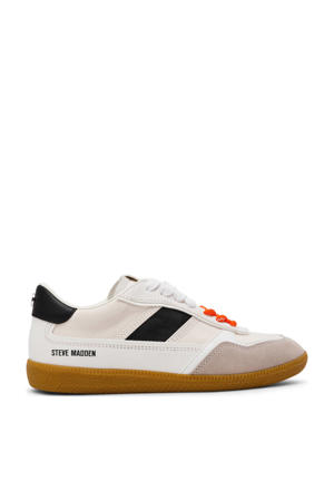 Augustine suède sneakers wit/zwart
