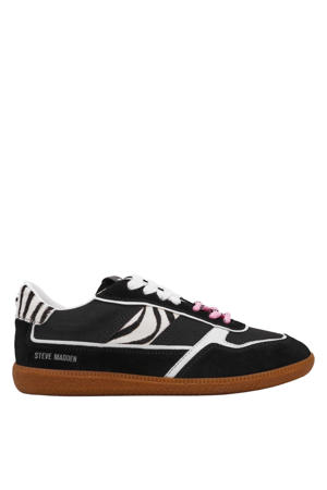 Augustine suède sneakers zwart/zebra