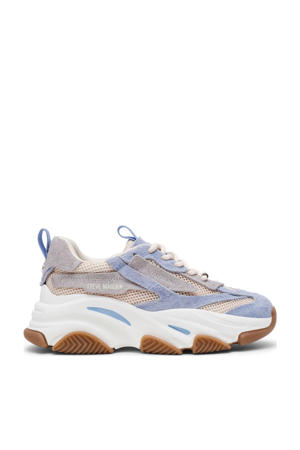 Possession-E chunky sneakers lichtblauw/ecru