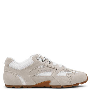 Asiel suède sneakers lichtbeige/wit