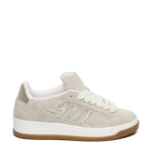 Steve Madden Alysha suède sneakers beige afbeelding