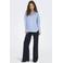 JDY blouse met krijtstreep lichtblauw