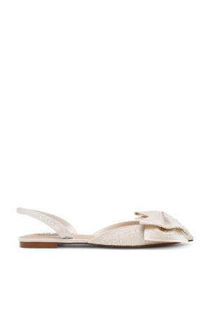 Cardi slingback loafers met strass ecru