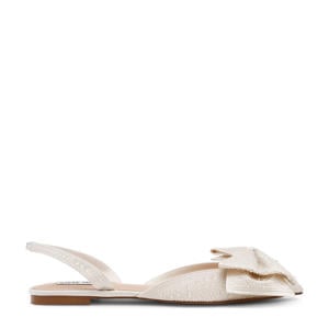 Cardi slingback loafers met strass ecru