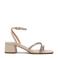 Steve Madden Gabby-P sandalettes met strass en pareltjes beige