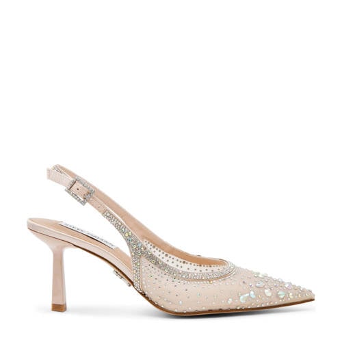 Steve Madden slingback pumps met strass champagne afbeelding