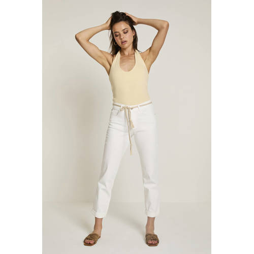 Para Mi high waist slim fit jeans wit afbeelding
