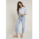 Para Mi high waist loose fit jeans light blue denim