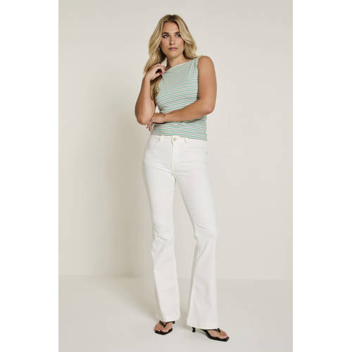 Para Mi high waist flared jeans wit afbeelding