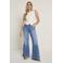 Para Mi high waist flared jeans medium blue denim