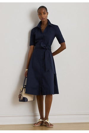 blousejurk donkerblauw