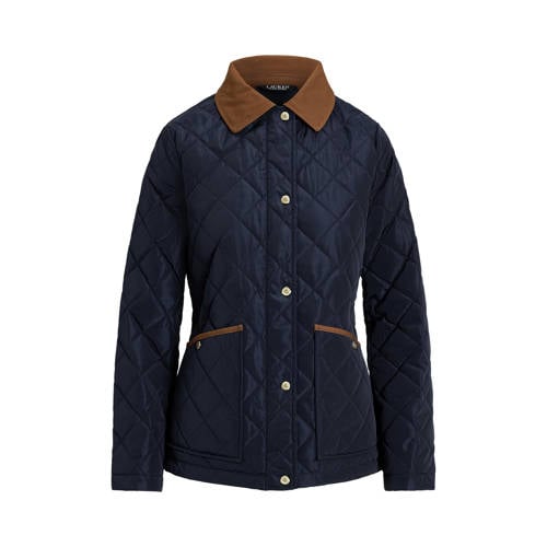 Lauren Ralph Lauren gewatteerde jas donkerblauw afbeelding