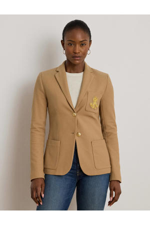 getailleerde blazer beige