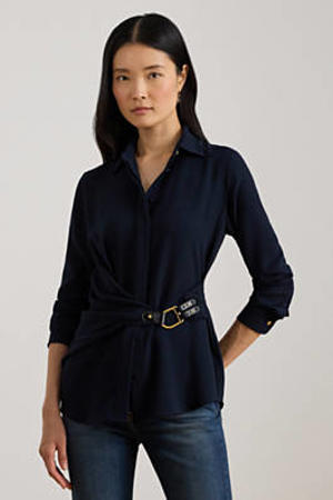 blouse donkerblauw