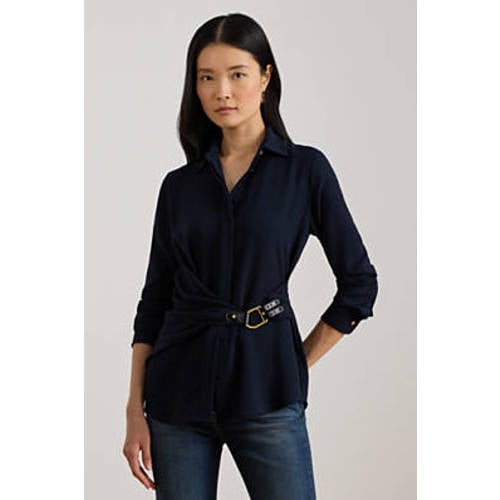 Lauren Ralph Lauren blouse donkerblauw afbeelding