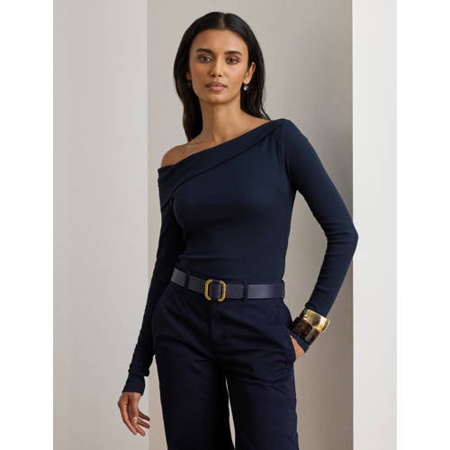 Lauren Ralph Lauren off shoulder trui blauw afbeelding