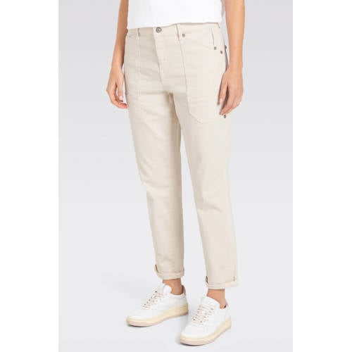MAC IOWA baggy regular waist regular fit jeans crème afbeelding