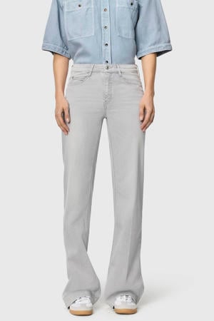 straight leg jeans grey denim