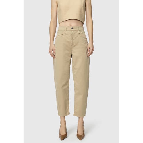 MAC barrel regular waist broek zand afbeelding