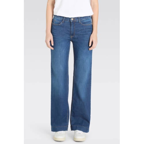 MAC straight leg jeans medium blue denim afbeelding