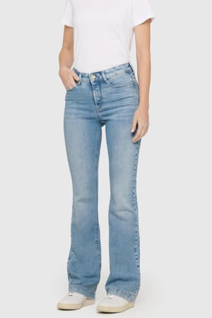 straight leg jeans light blue denim
