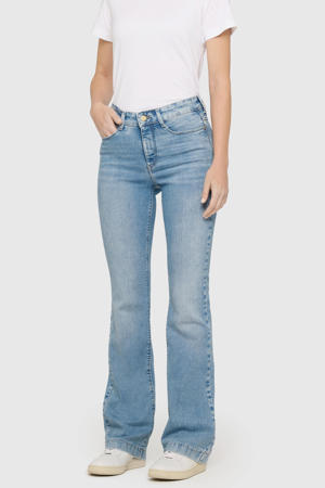 straight leg jeans light blue denim