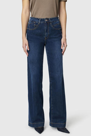high waist wide leg jeans wide leg jeans dark blue denim